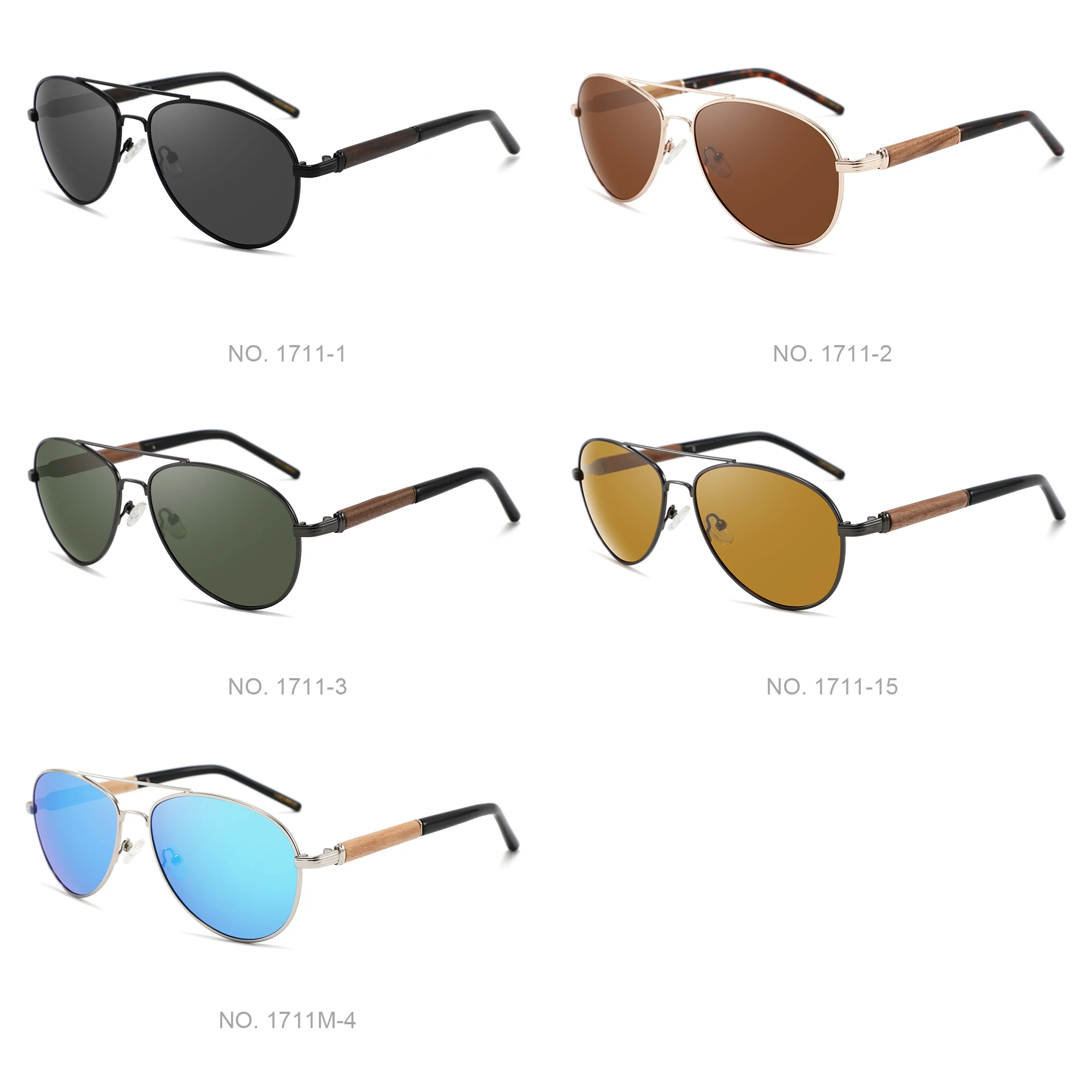 

new arrival 2023 wood polarized uv400 fashion bamboo trendy classic bamboo Sunglasses men women