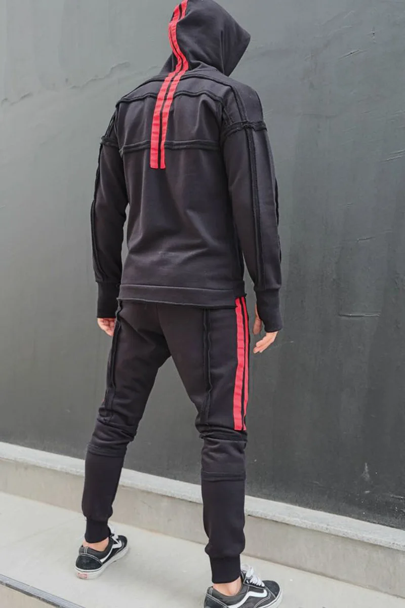 mens tapered tracksuit