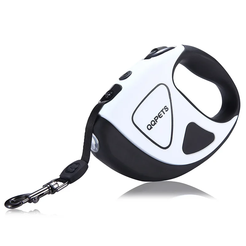 

Hot sale wholesale durable LED automatic light-emitting nylon retractable dog leash pet supplies