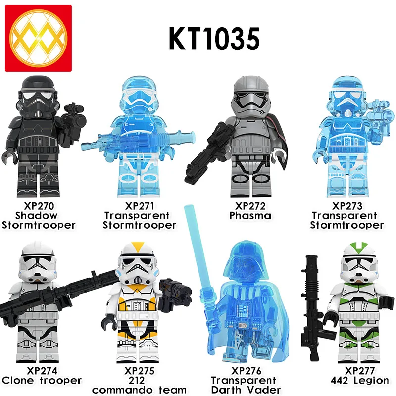 21 Star Wars Storm Commando Clone Trooper clone military Block DIY Toy 