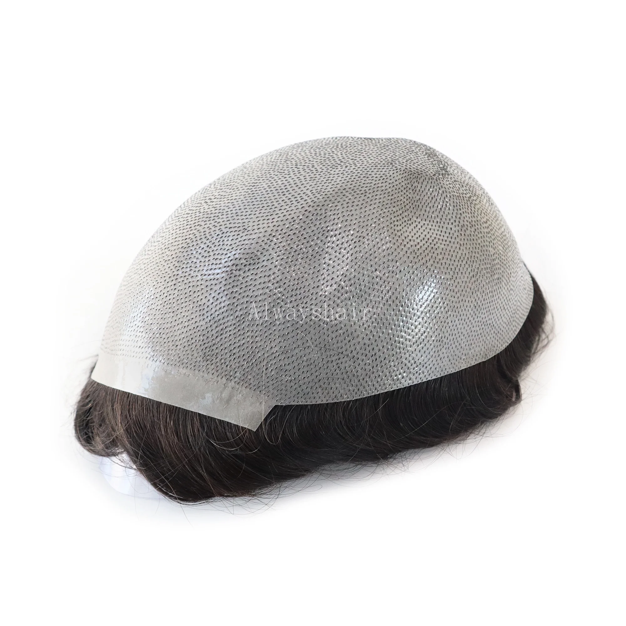 

C-Thin Skin 6" 120% Hair Density Thin Skin Indian Human Hair Toupee for Men