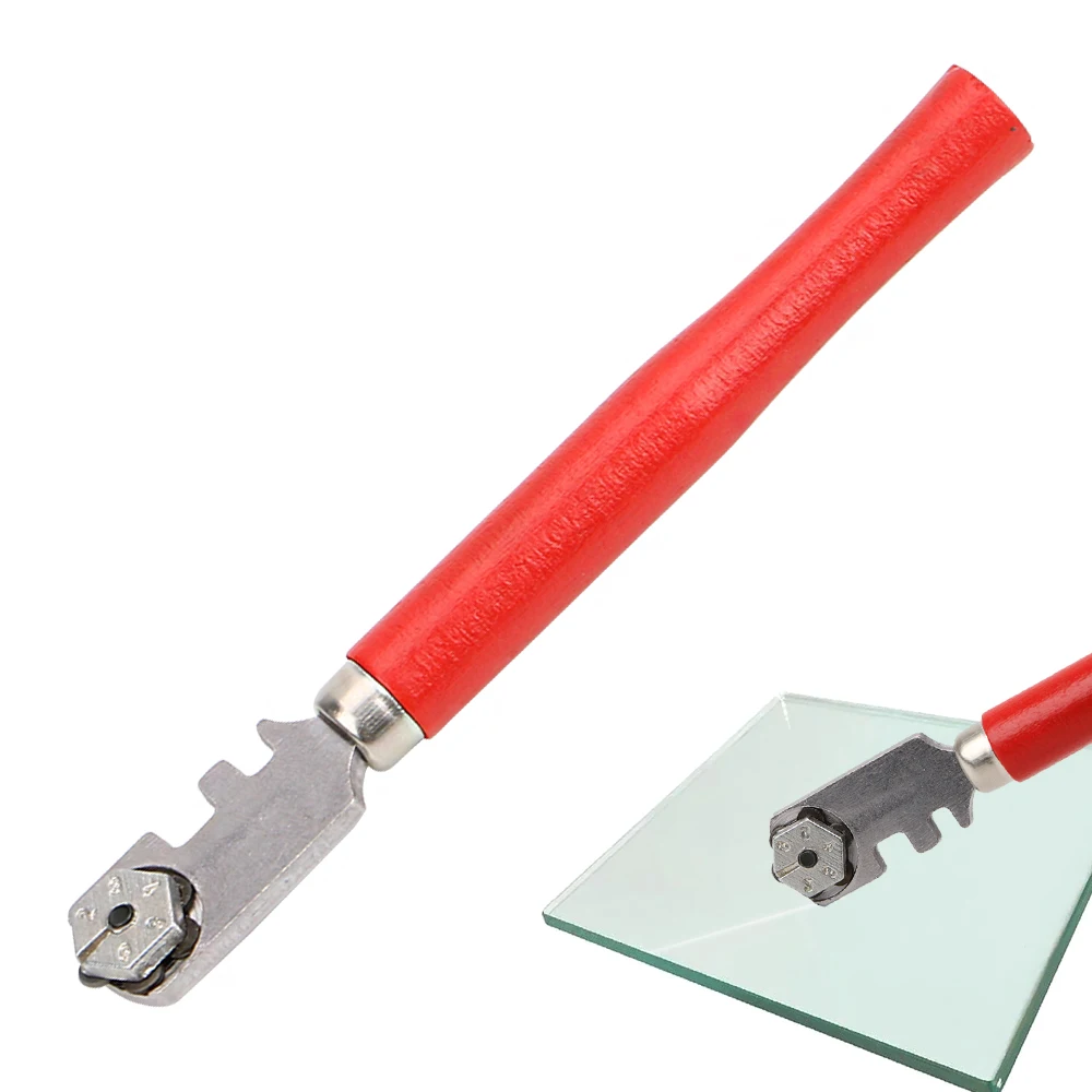 

Window Craft Professional Glass Tile Cutter For Hand Tool 130mm Diamond Tipped Glass Knife Tools Portable Glass Cutter