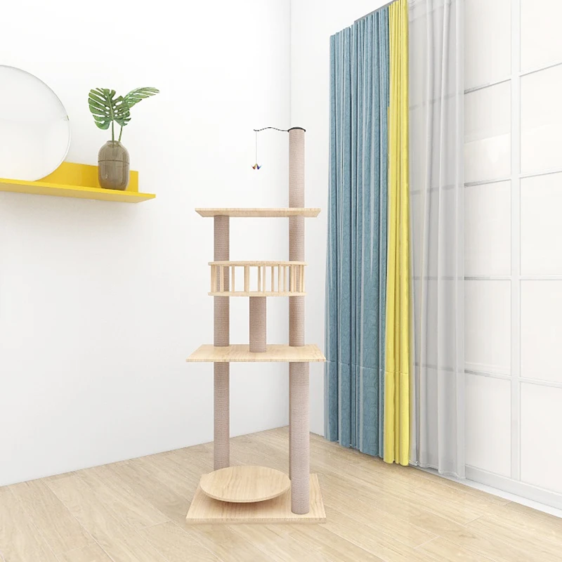 

C-15 Happy Playing Plush Small Cat Tree, Picture