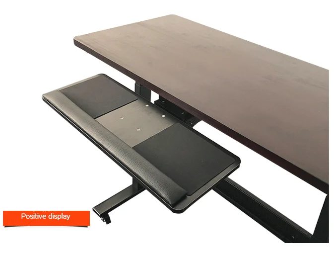 
Office Under Desk Adjustable Keyboard Trays Ergonomic 360 degree Rotating Computer Keyboard Tray 
