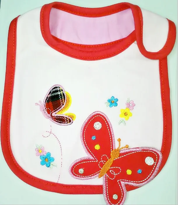 

Wholesale Infants Clothes Bib Baby cloth Special offer new saliva towel newborn double-layer snap bib