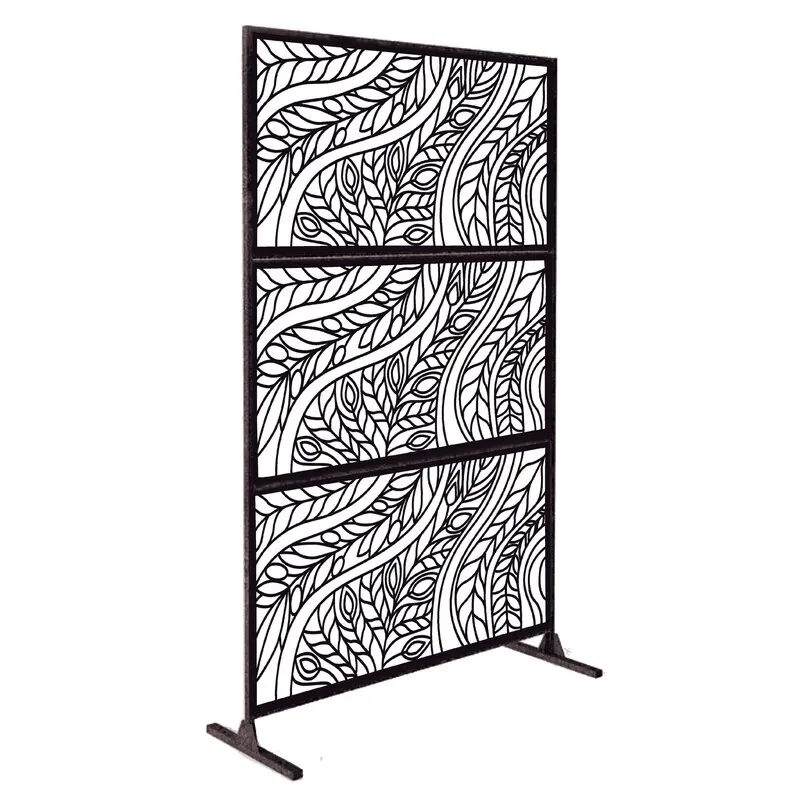 

laser cut metal garden landscape decorative screen wall panel, Customized color
