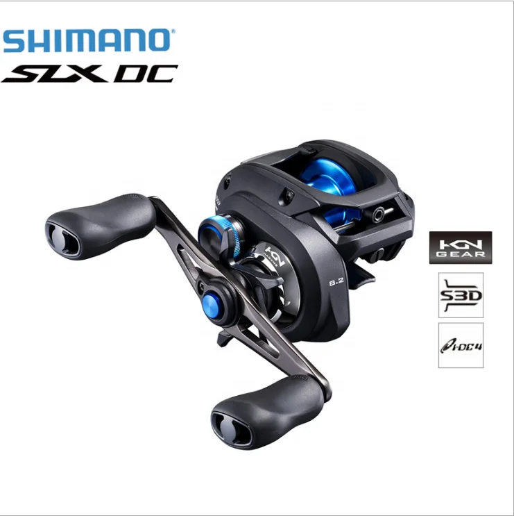 2019 Shimano Slx DC 150 150HG 151 151HG 151XG 151XG Low Profile Reel Gear Ratio DC Brake 4+1BB saltwater Baitcasting reel