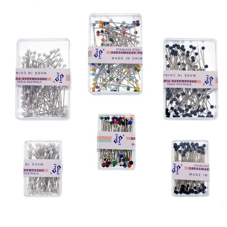 

Wholesale Colorful 32mm 38mm Glass Head Pins Clothing Sewing Pin