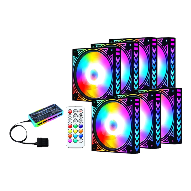

2021 CHINA wholesale 120mm RGB Gaming PC Computer Fans & cooling, Multi-color