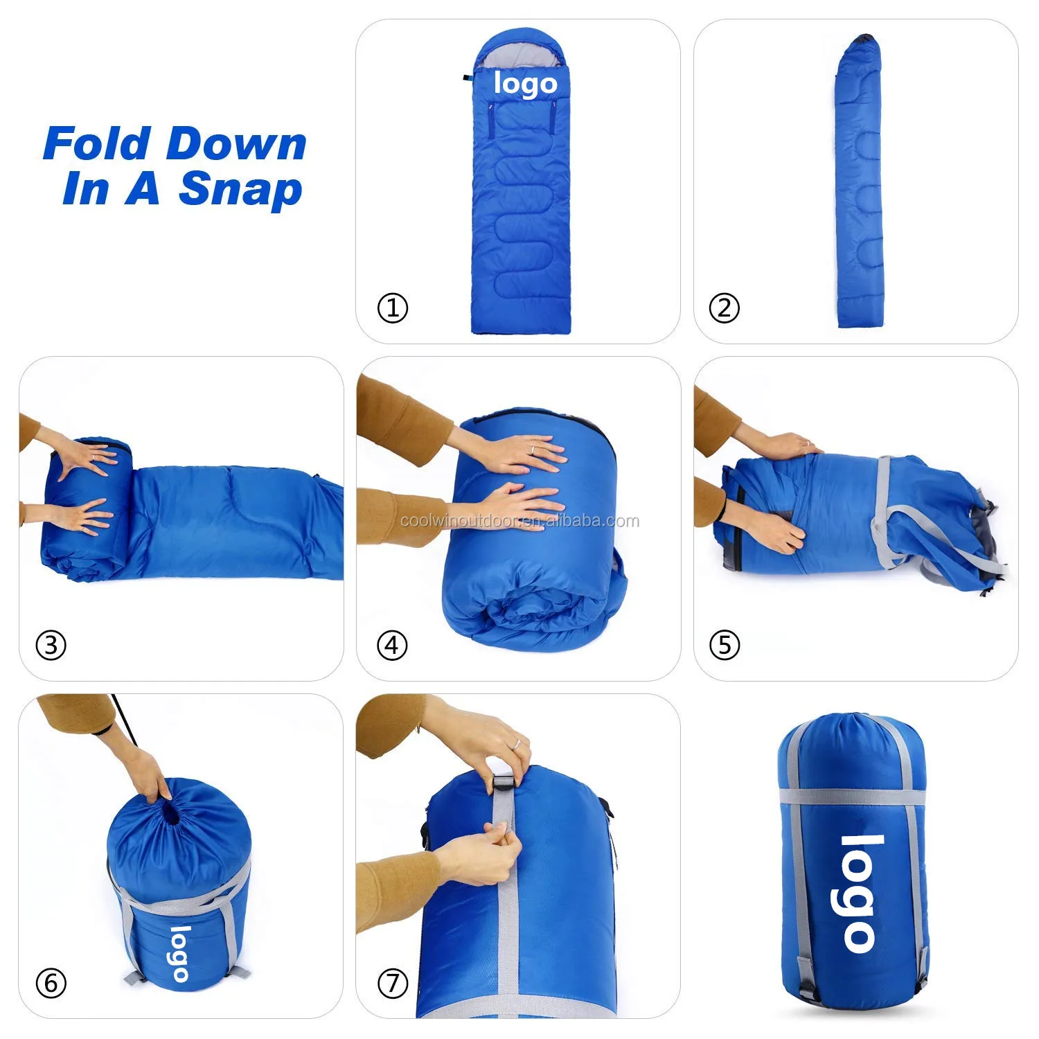 Wearable Sleeping Bag,Portable 4 Season Walking Sleeping Bags With