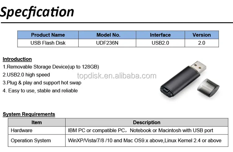 UDF236N 4 GB Thumb Drive Aluminum USB Drive - ANKUX.COM