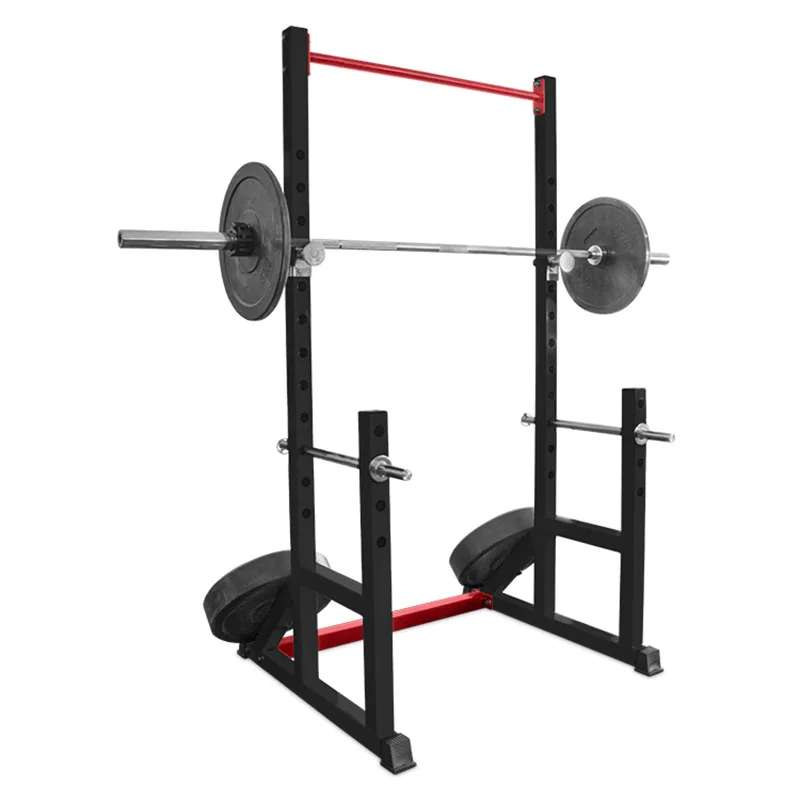 

2018 New Free Weight Gym Training Equipment Squat Rack/ Rack Squat Power Cage/Cross fit grips, Black