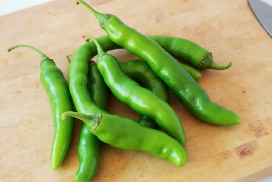 Fresh Small Green Chili Pepper