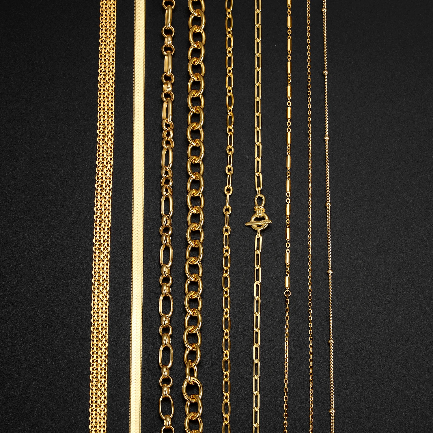 

silver jewelry manufactory 925 sterling silver basic versatile chain necklace gold plated 925 silver necklaces men and women