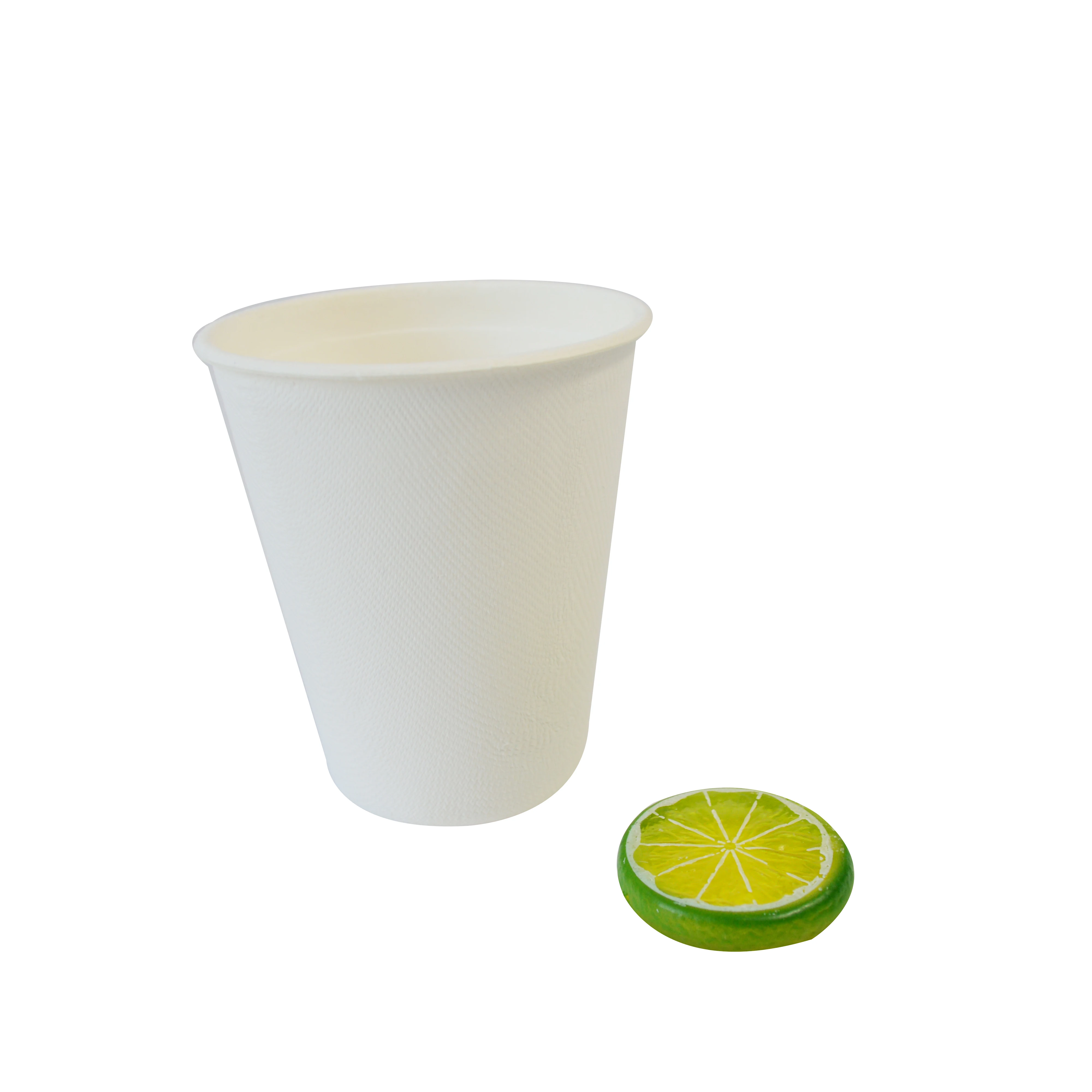 

Biodegradable Bagasse Disposable Paper Cup Double Wall Paper Cup for Family Party
