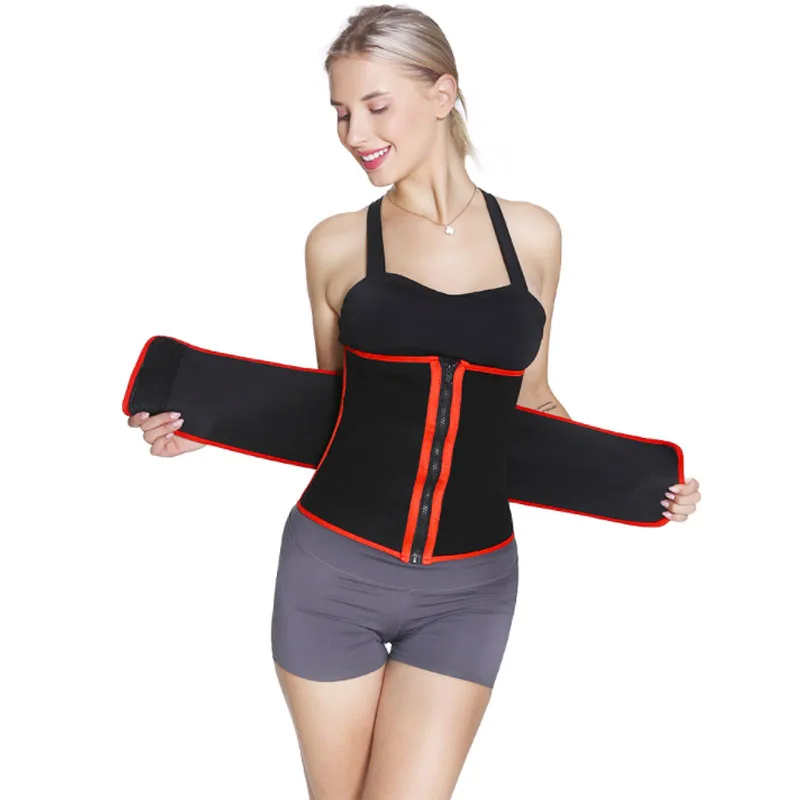 

High quality sweating fat burning abdomen shaping fitness exercise adjustable waist protection belt