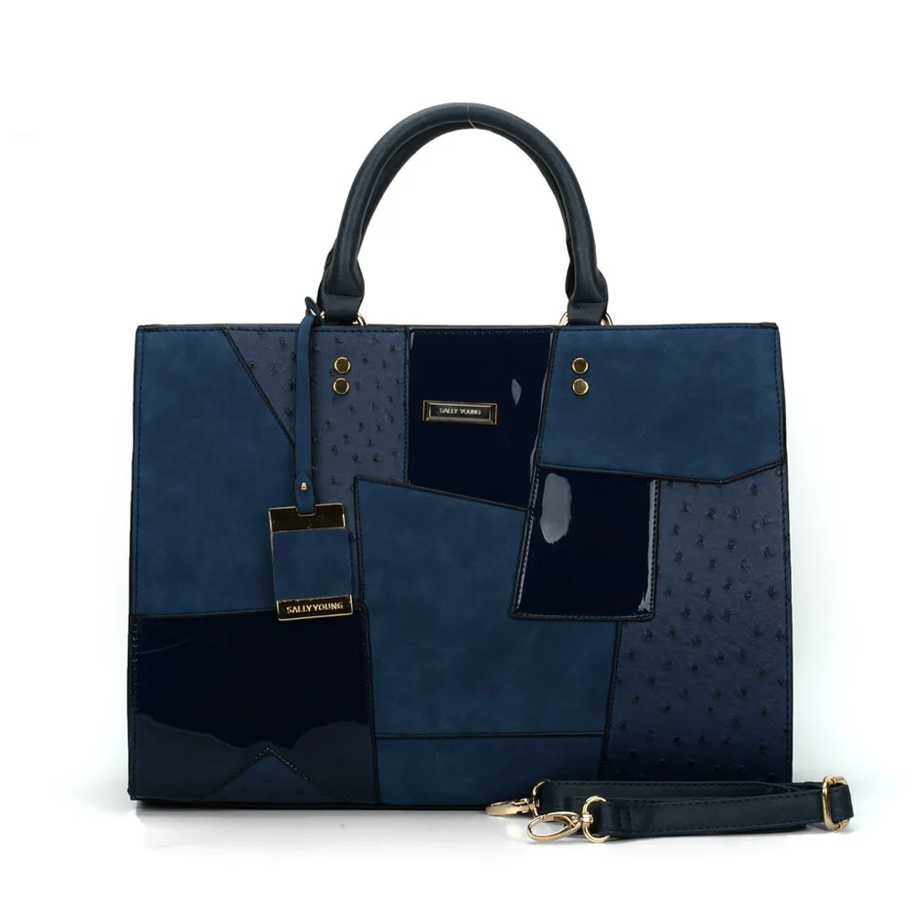 

2020 New Fashion Stitching Portable Tote Bag Diagonal Shoulder Pillow  Capacity Bag