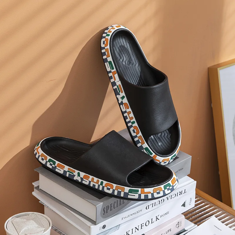 

2022 Wholesale Summer Unisex Fashion Men Sandal House Bedroom Slides Summer Bathroom EVA Man Slippers
