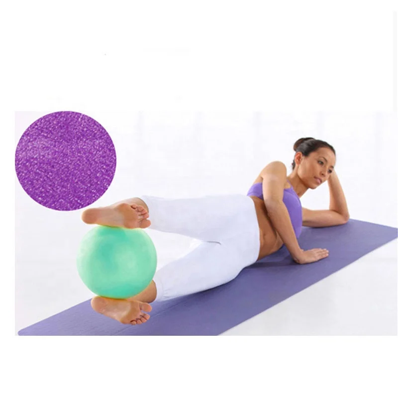 

TY Anti-Pressure Explosion-Proof 25 CM Diameter Yoga Exercise Gymnastics Pilates Yoga Balance Ball Gym Home Training Yoga Ball, Purple,blue,pink