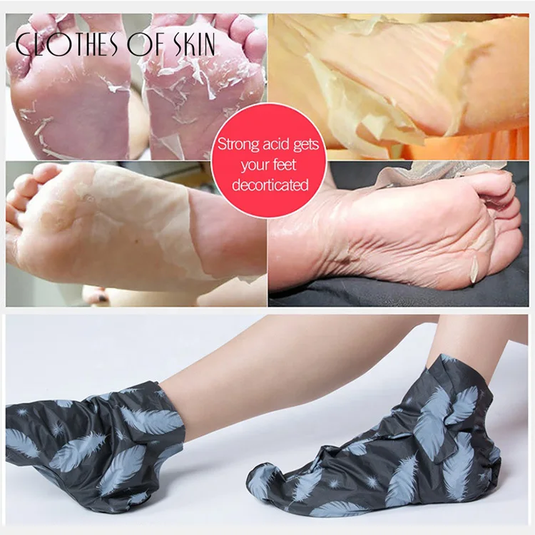 
Natural organic volcanic mud foot film exfoliating foot film private label foot film 