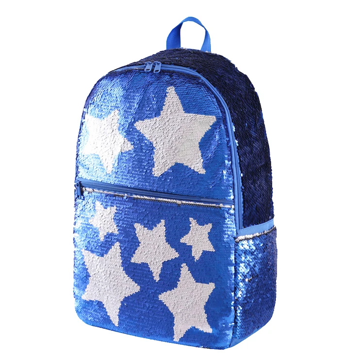 

Reversible Sequin Backpack for Kids Boys Sparkly Clitter Backpack Lovely Star Casual Travel Daypack