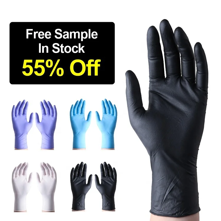 

Powder Free Food Handling Household Xs 6 Mil 8 Mil 9 Mil Gant Luvas Nitrile Glov Medical Grade Nitrile Blue Safety Gloves