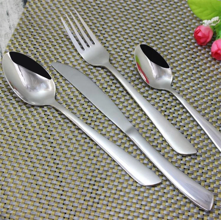 

Low Price Cheap Cutlery Set Stainless Steel Flatware Set Wholesale Knife Fork Spoon For Restaurant Hotel Bar Party, Silver/or black;gold;copper;as customized