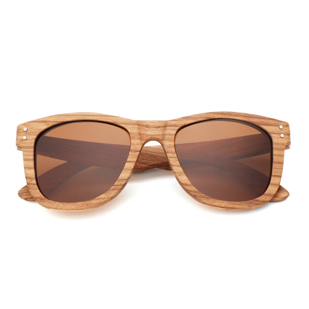 

Hot Selling Handmade Polarized Framed Fashion Custom LOGO Zebra Wooden Mens Sunglasses, Any colors