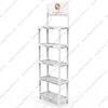Easy to assemble Floor Standing Display Unit for cosmetics/coffee packs display unit