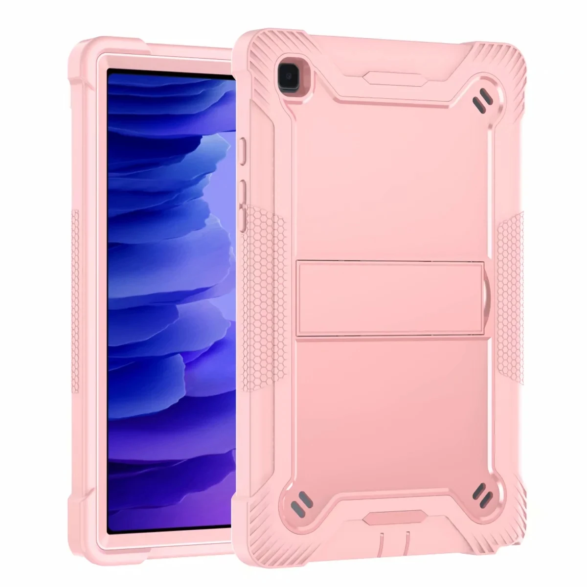 

Heavy Duty Case For Samsung Galaxy Tab A7 10.4 T505 T500 T507 T505N PC+Silicone Shockproof Stand Kickstand Tablet Cover