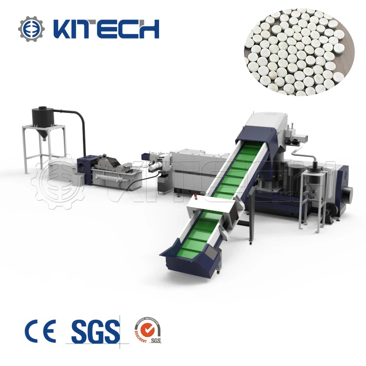 
LDPE Film Agglomerator Recycle Plastic Granules Making Granulation Machine Price  (62228736500)