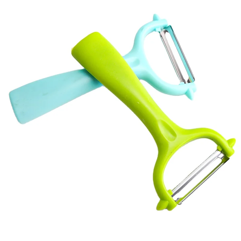 

Potato Vegetable Peeler for Kitchen - Premium Stainless Steel Y Shape Peelers with Plastic Handle, Blue /green