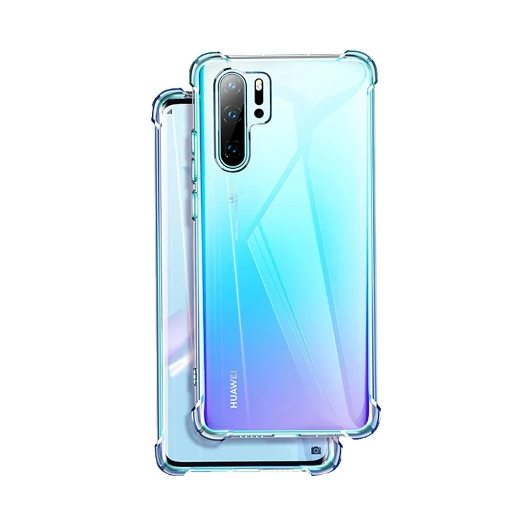 

Silicone Transparent Shockproof TPU Soft Phone Case For Huawei Y7P Y6S NOVA 6 SE 5i Y8P MATE 30 PRO P20 Y5 Y9 Y6 NOVA 4 P30 P10, Clear
