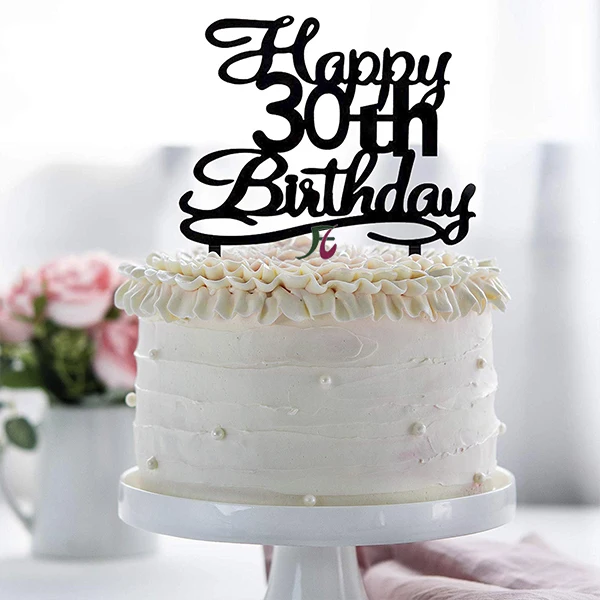 Wholesale Happy Birthday Cake Topper Acrylic Cake Toppers For Birthday