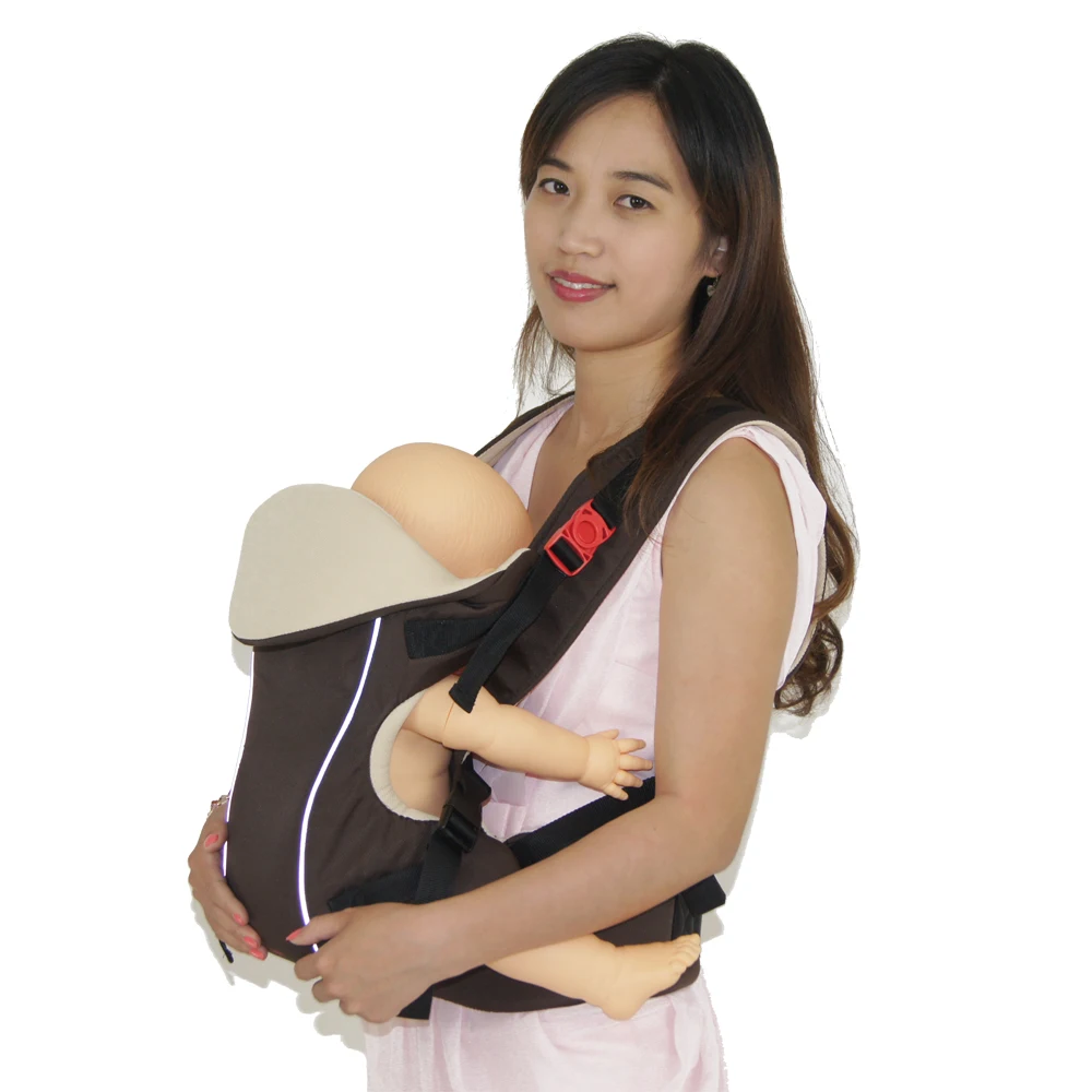 

Dropshipping To World Portabebes Canguro Tirante Baby Carrier, Black and coffee