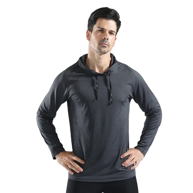 

Custom logo polyester oversized breathable plus size plain fitness sport men's hoodies, Multi colors