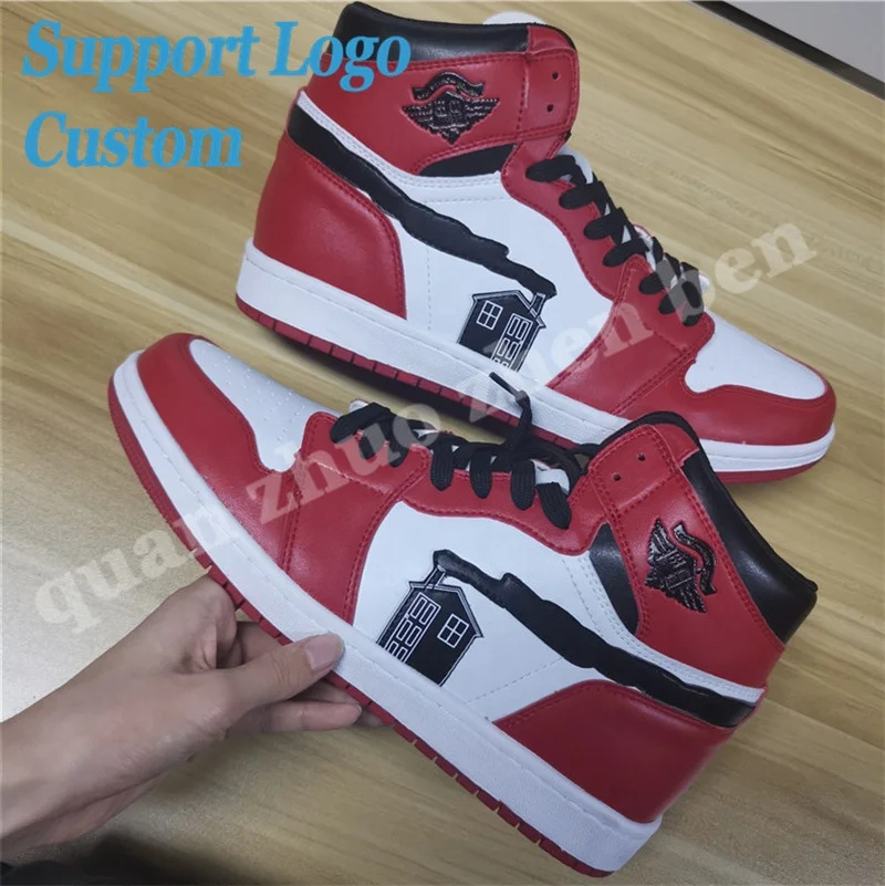 

Wholesale custom sneaker logo high quality design men's casual sneaker high top basketball shoe for men and women
