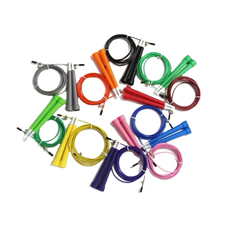 

Adjustable Metal + PVC Custom Speed Jump Rope Skipping For Gym Bodybuilding, Customized color