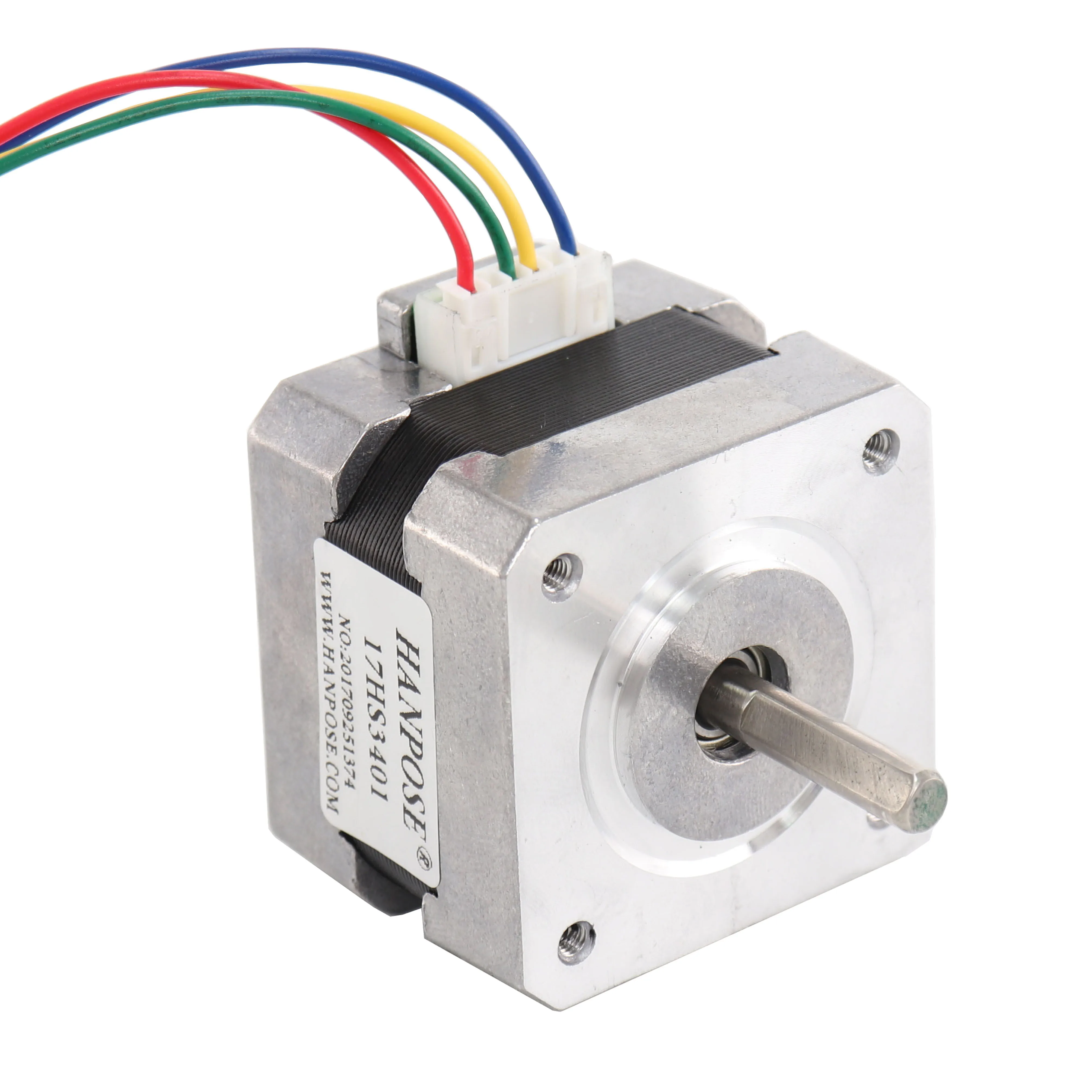 

nema17 stepper motor 42 34mm length 2 phase 1.3A 28N.CM 17HS3401 1.8 degree stepper For 3D Printer Monitor Equipment nema17 step