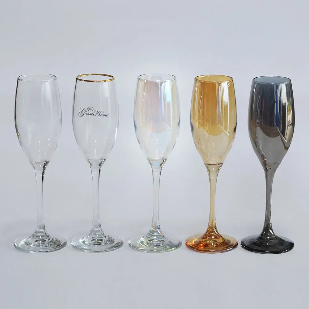 

Custom Wedding Glass Stemless Champagne FlutesTumbler Cocktail Cups Long Stem Crystal Glasses Set, Transparent,grey,silver,gold rose,gold rimmed