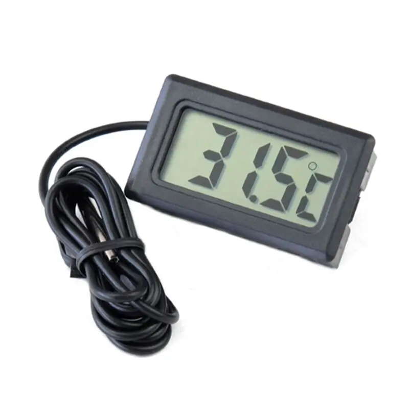 OUT Profi Digitales LCD Thermometer-Hygrometer Luftfeuchtigkeit Termometer IN 