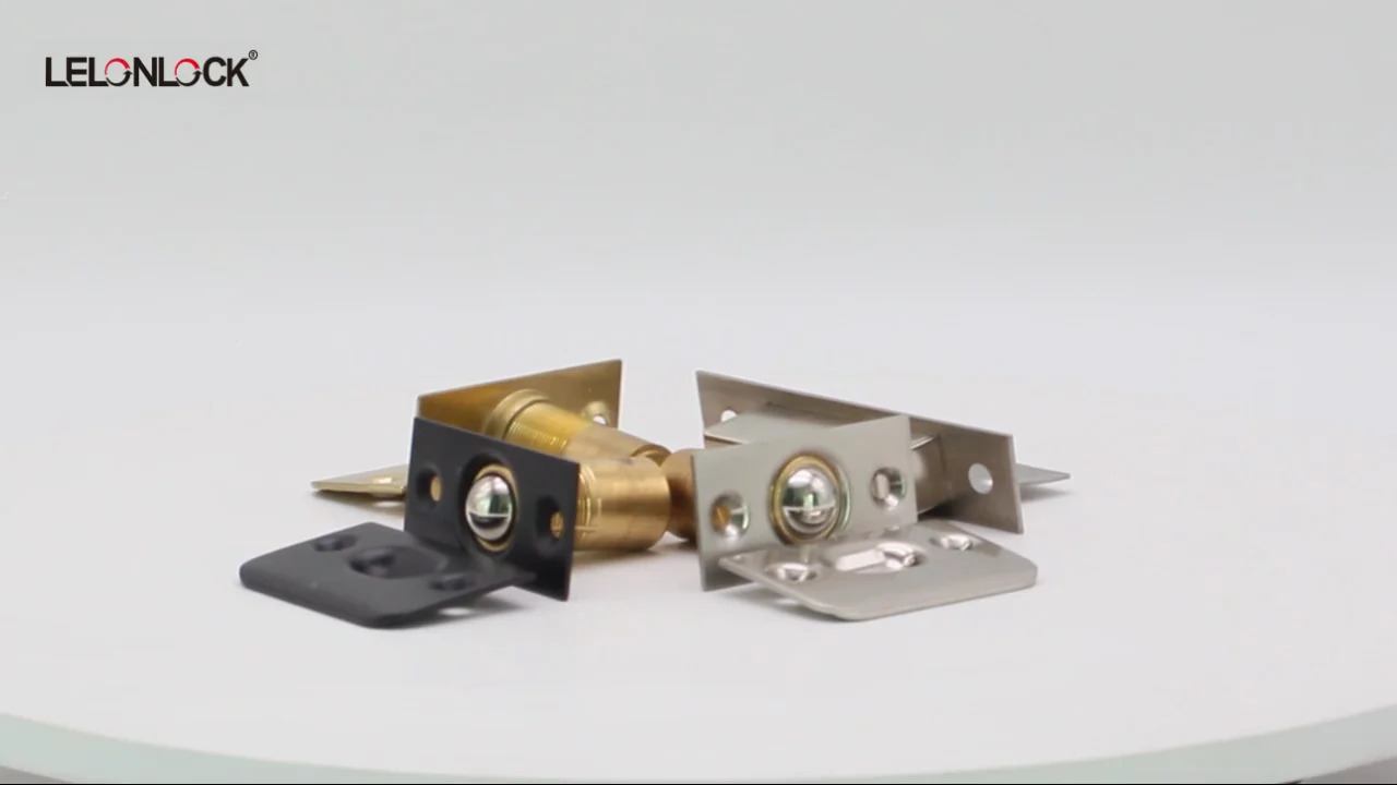 Popular Brushed Gold Plated Brass Door Ball Roller Catcher Buy Door