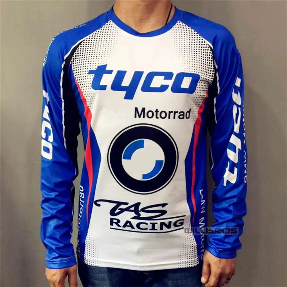 

Hot Selling Quick Dry Polyester T-shirt Motocross Long Sleeve Motorcycle Summer Jersey For Men