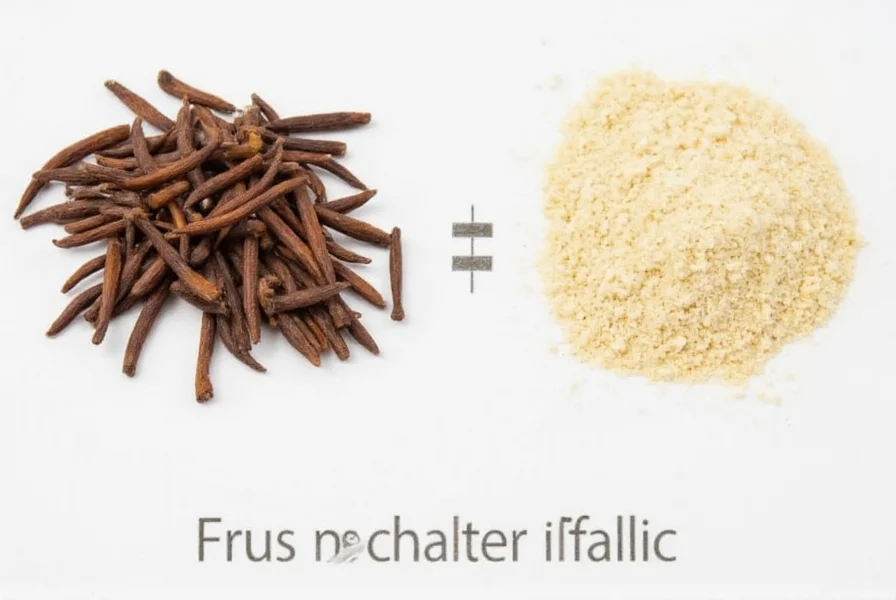 1/8 Teaspoon Powdered Garlic Equals One Fresh Clove