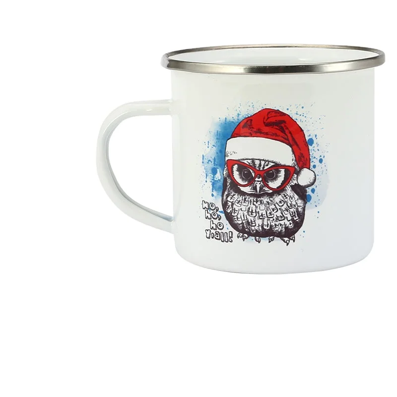 

Handmade coffee enamel mug with handle wholesale coffee mug top selling custom design cup 301-500ml, Customized colors acceptable