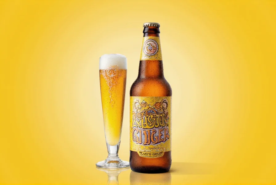 Mister Ginger craft ginger beer used in cocktail preparation with fresh ingredients