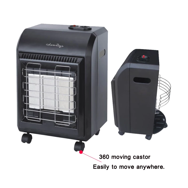 Portable Infrared Indoor Gas Room Heater With Castors Buy Portable