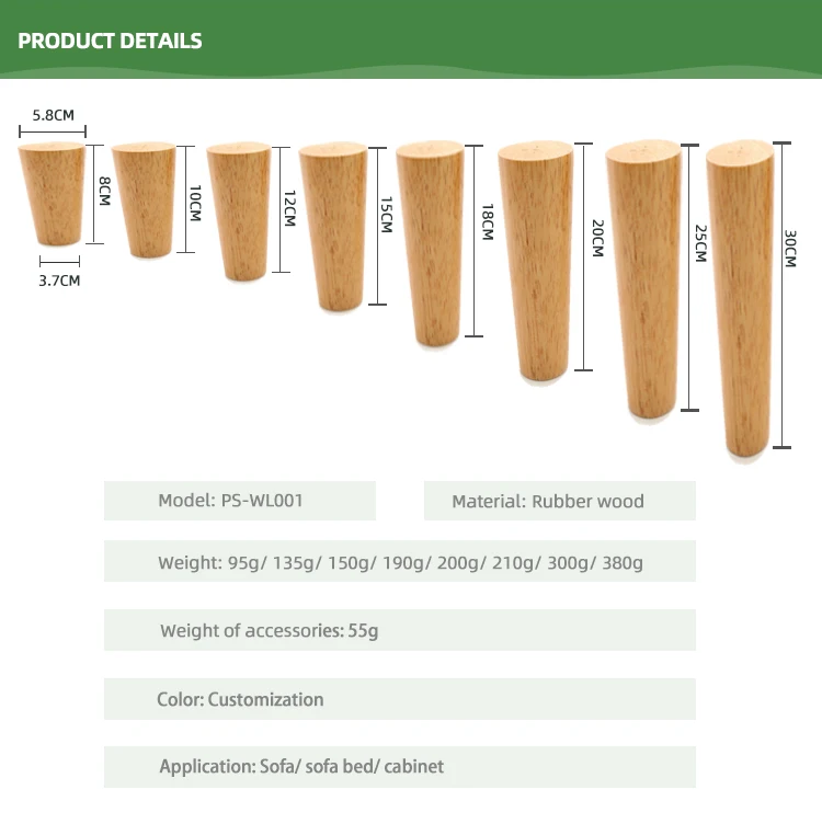 Customized Wholesale Wood Legs Wooden Furniture Leg For Bed Table Buy Wood Legs