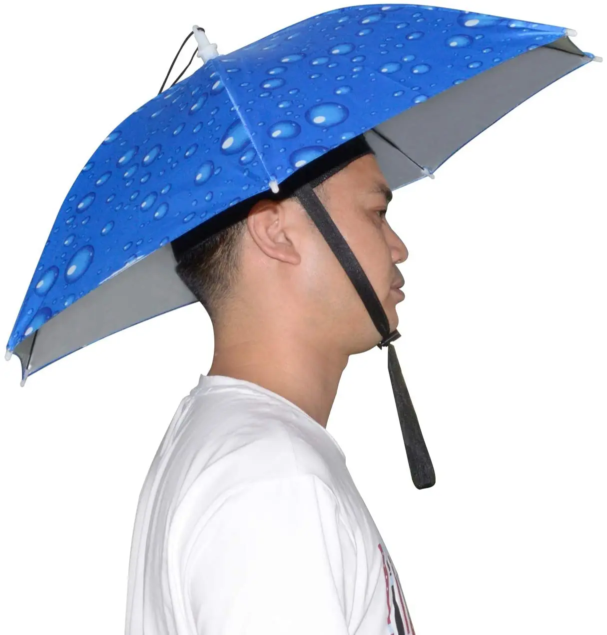 

Umbrella Hat 25 inch Hands Free Umbrella Cap for Adults and Kids, Customized color