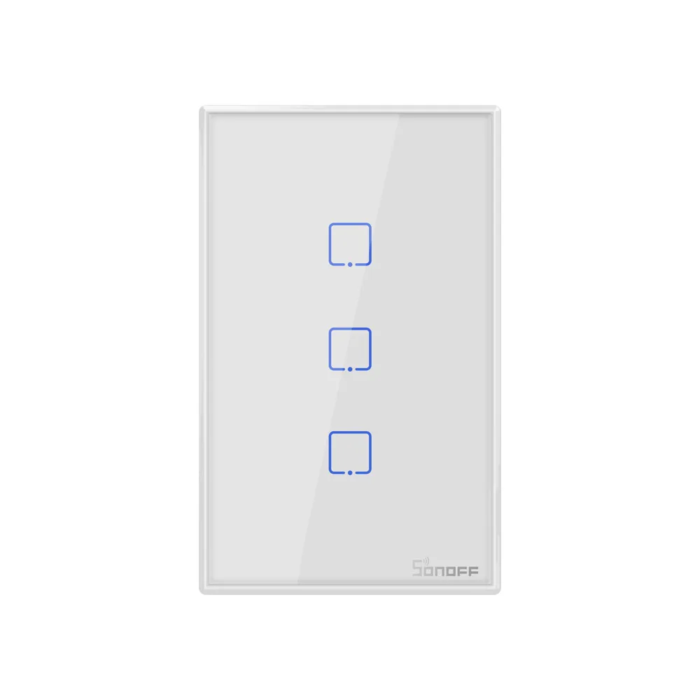 

SONOFF T0US 3C Hot sale Smart Light Switch Wi-Fi Wall Switch Fit for US&CA Wall Switches, Remote Control with Timing Function